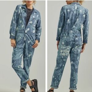 NWT Women's size M Lee Denim tie dye Jumpsuit